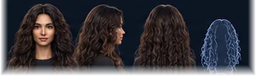 Long Curly