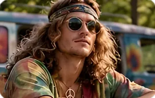 Hippie do norte da Califórnia