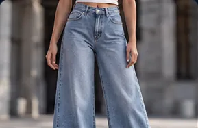 Wide-Leg Jeans