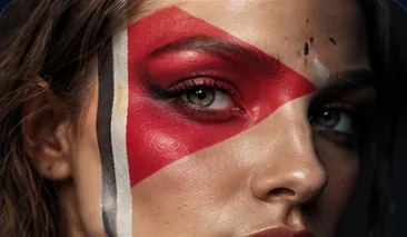 Flag Face Paint