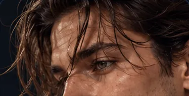 Strands on Face
